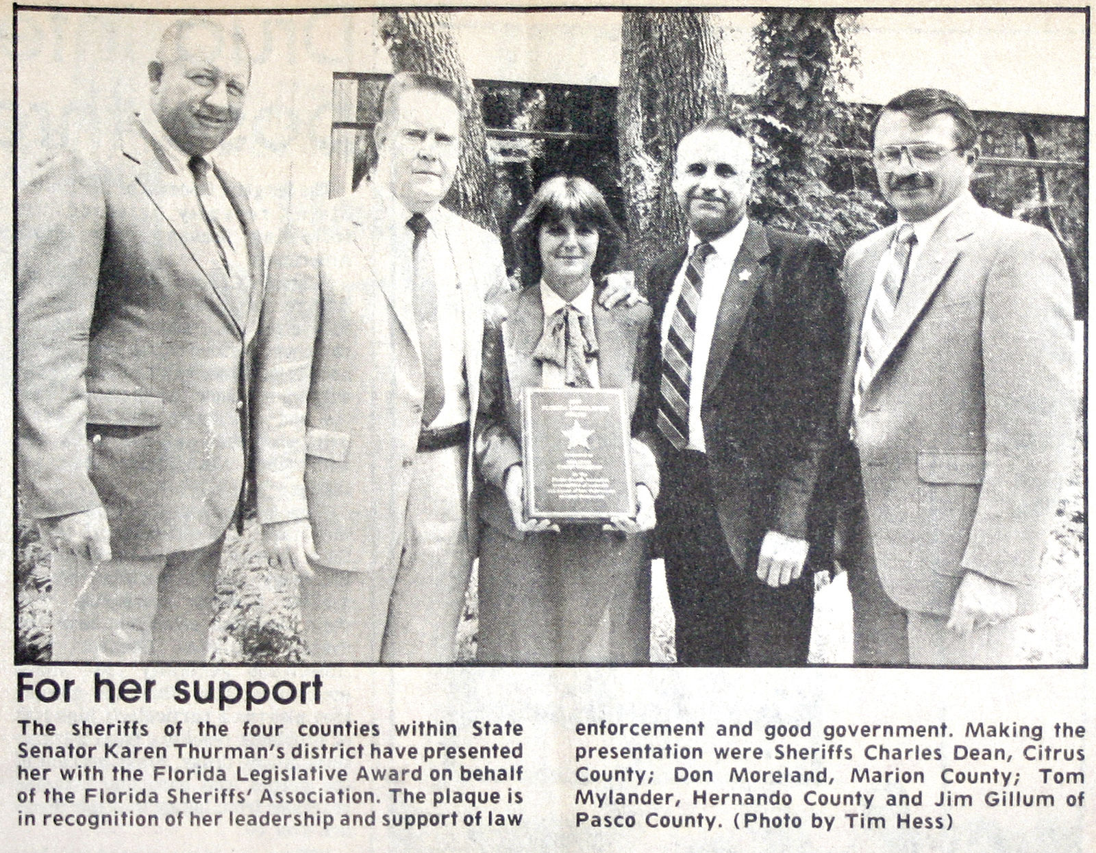 State Senator Karen Thurman